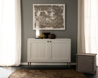 ARHome Sideboard, 120 x 45 x 84, Sideboard 2 Türen, Made in Italy