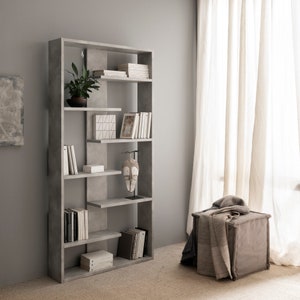 ARHome Bookcase Urban, 180 x 90 x 22 cm, Shelf, Made in Italy