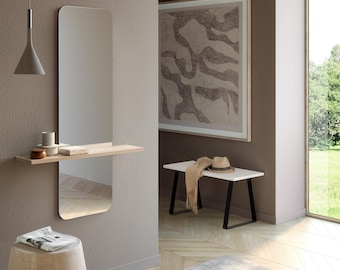ARHome Wall Mirror with Shelf Modern
