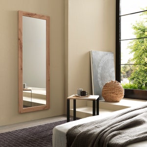 Miroir de sol ARHome, 160 x 60 chêne rustique, fabriqué en Italie image 2