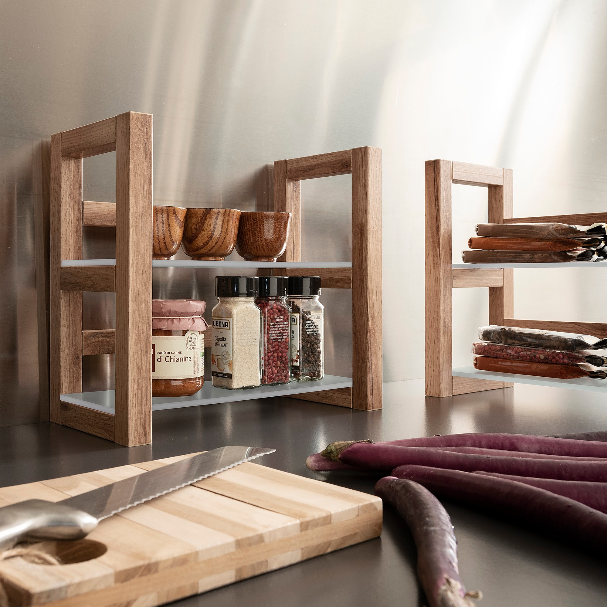 3 tier wood spice rack new arrivals
