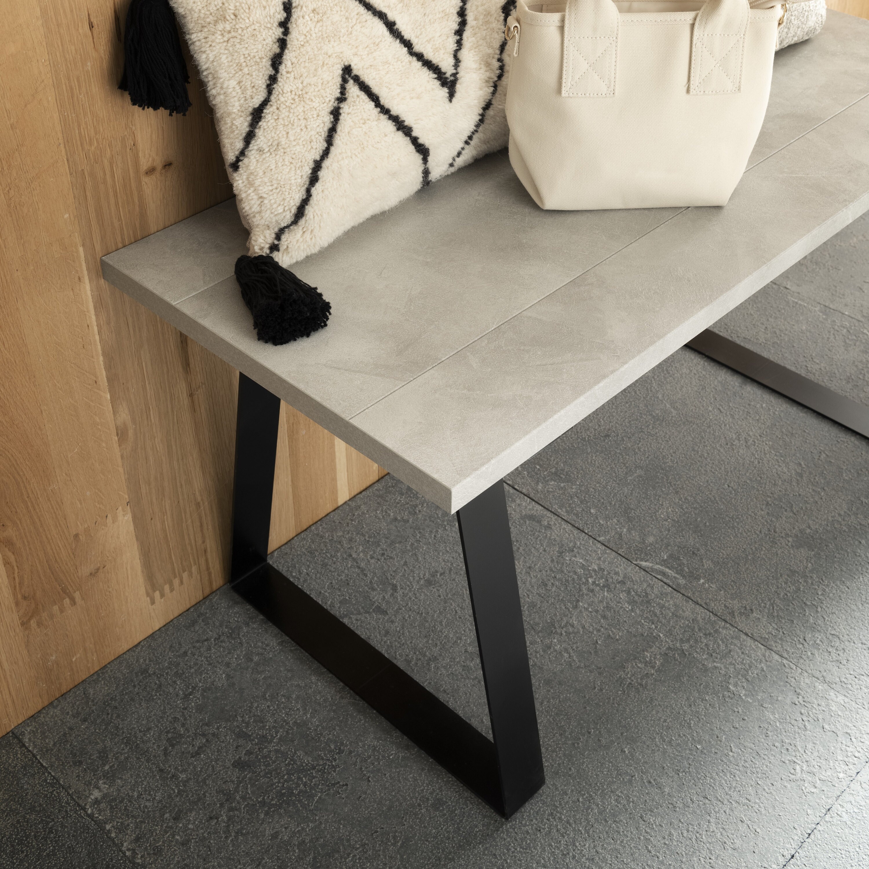 Panca Urban ARHome In Rovere Azteco - Panchina Ingresso Moderna E Resistente, Made In Italy - Foto 6