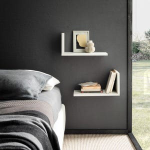 ARHome Pair of Shelves 60 x 12 x 20, Made in Italy