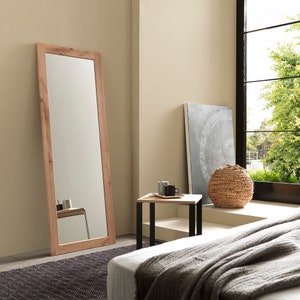 ARHome Floor Mirror, 160 x 60, Rustic Oak, Made in Italy image 1