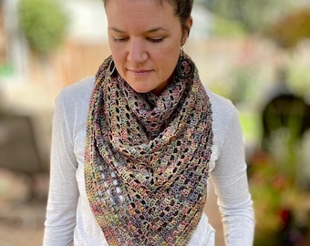 Willow Drift Triangle Shawl