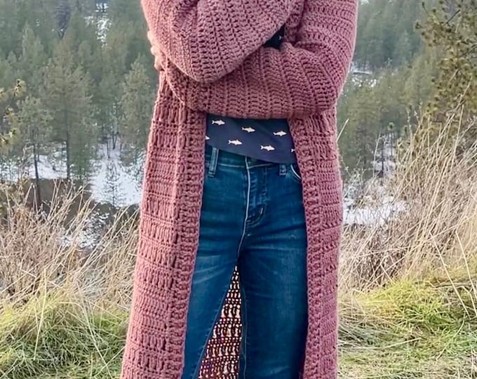 Arkose Duster Cardigan Crochet Pattern