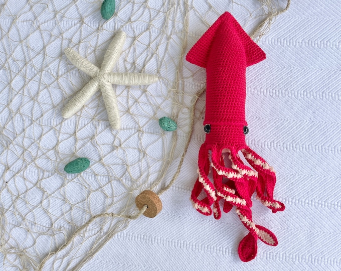 Axel the Squid Crochet Pattern