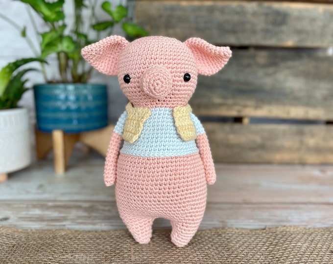 Truffles the Pig Crochet Pattern