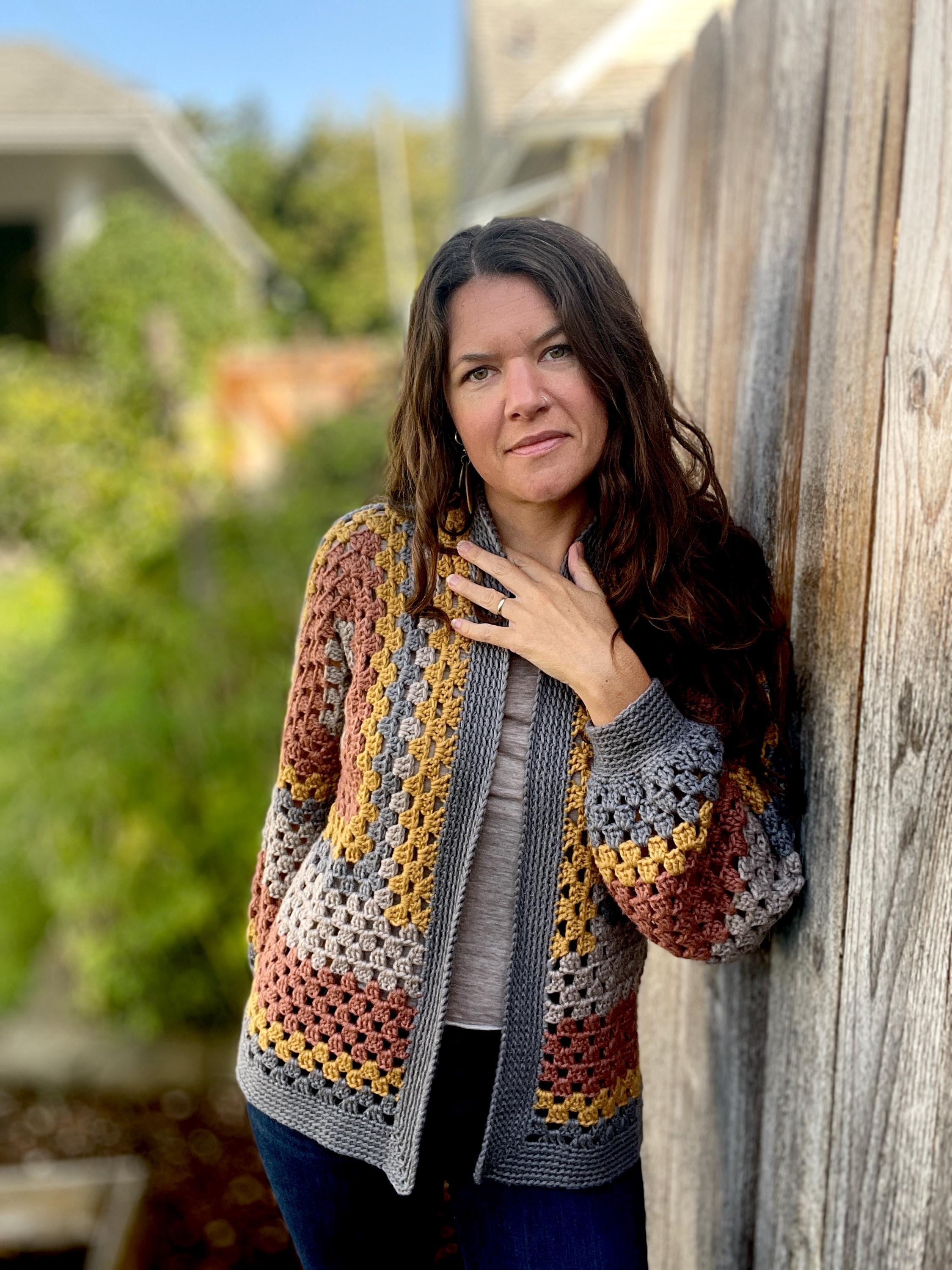 CROCHET PATTERN Hexagon Cardigan | + Video Tutorial | Elowen