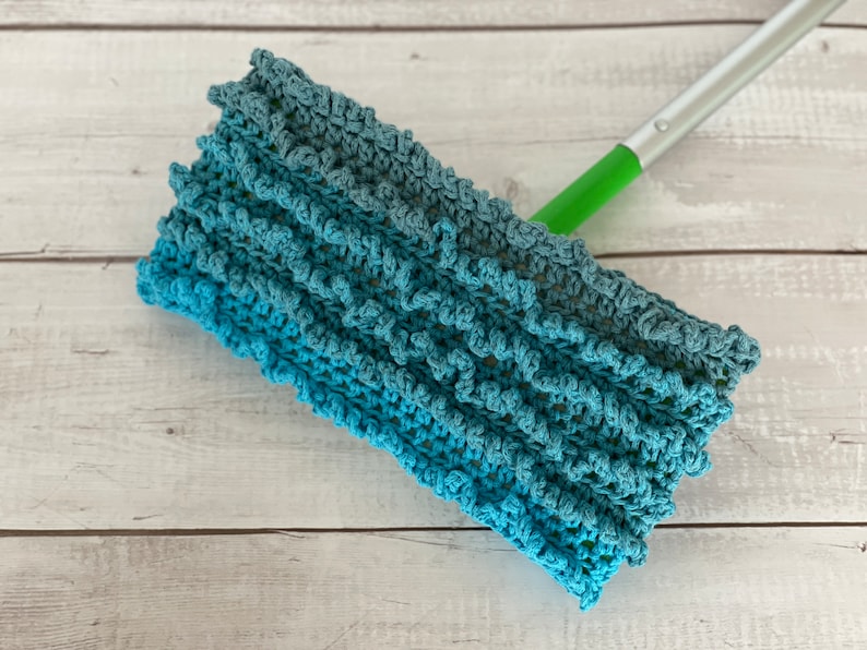 CROCHET PATTERN Reusable Mop Cover Trio 3-in-1 Washable Cotton Swiffer Dust Mop Sweeper Eco-friendly Sustainable Crochet PDF imagem 3