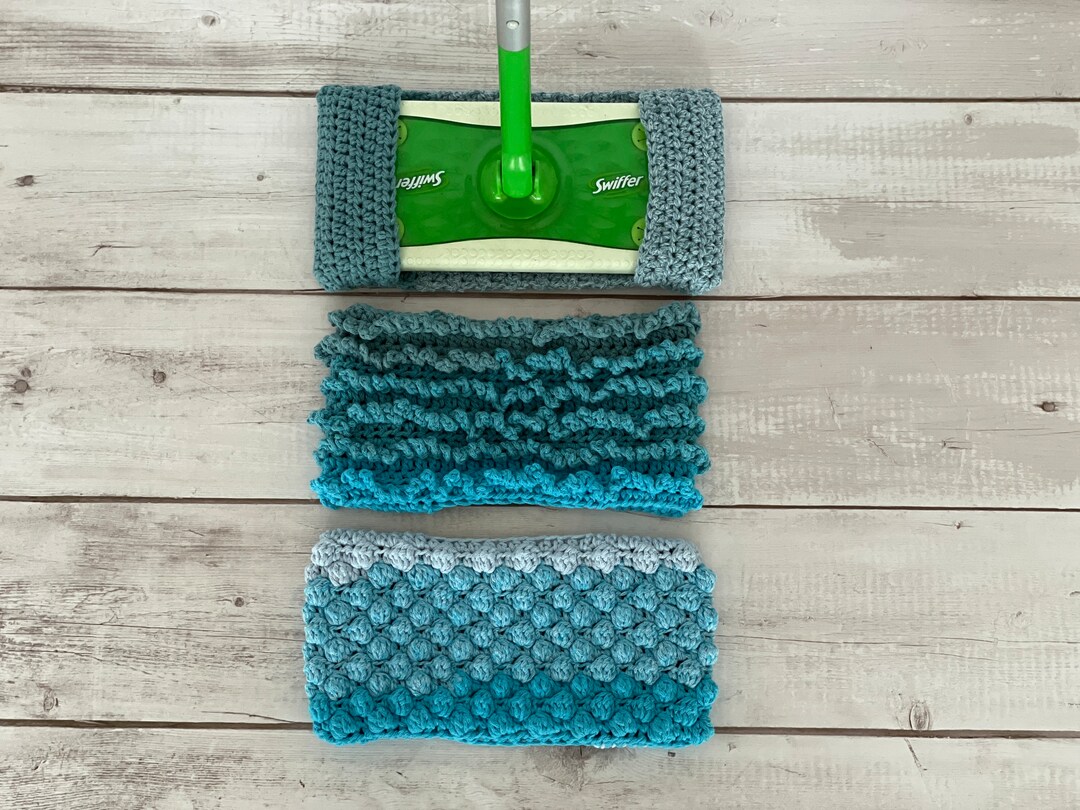 CROCHET PATTERN Reusable Mop Cover Trio 3in1 Washable Cotton Swiffer
