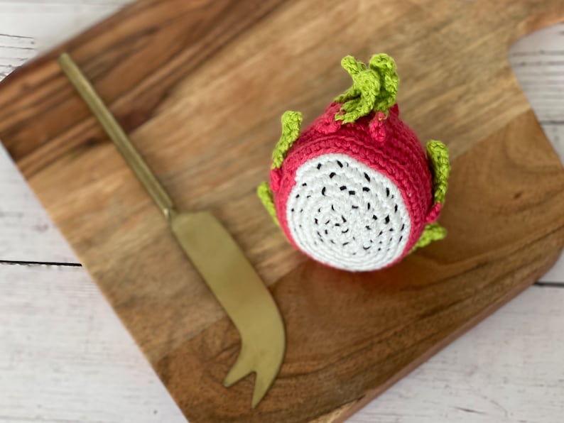 CROCHET PATTERN Dragon Fruit Pitahaya Ecofriendly Etsy