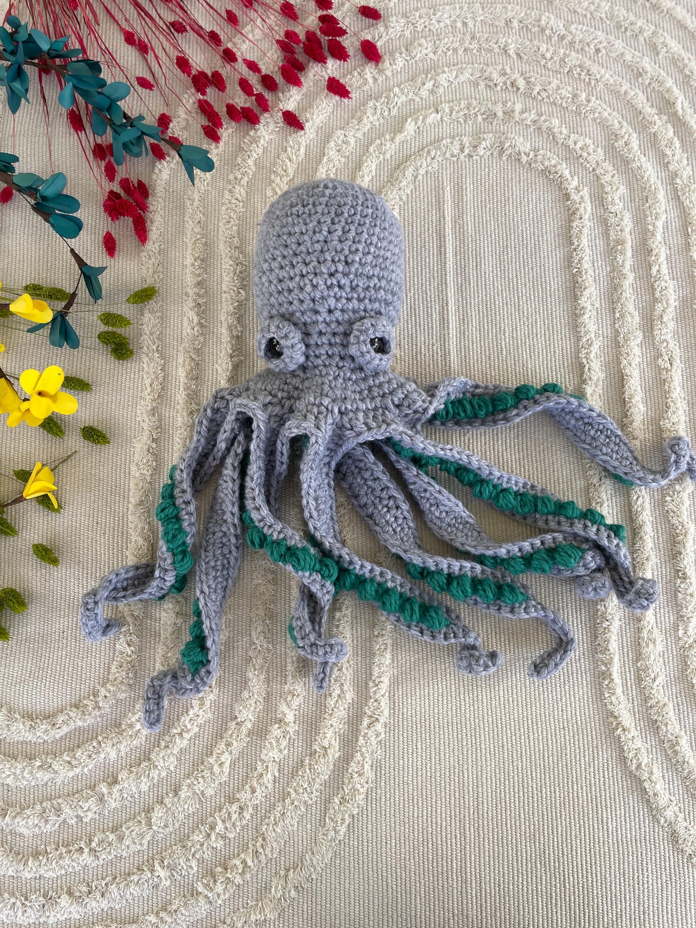30 Giant Octopus Crochet Patterns for Plush Ocean Decor and Amigurumi Play 13 Giant Octopus Crochet Pattern | No Sew Beginner Friendly Stuffed Amigurumi