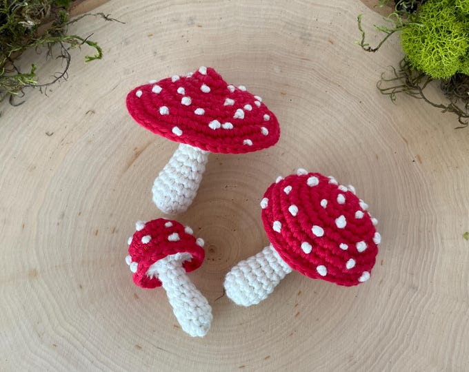 VARIETY MUSHROOM Crochet Pattern