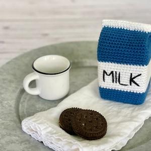 CROCHET PATTERN Milk Carton Eco-Friendly Sustainable Amigurumi Crochet Food Milk Jug Toy Montessori & Waldorf Kids Toys PDF image 8