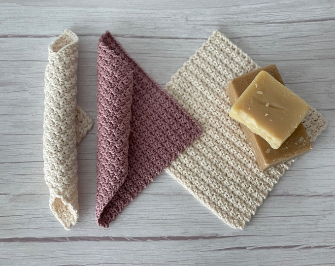 Alpine Bath Washcloth Crochet Pattern