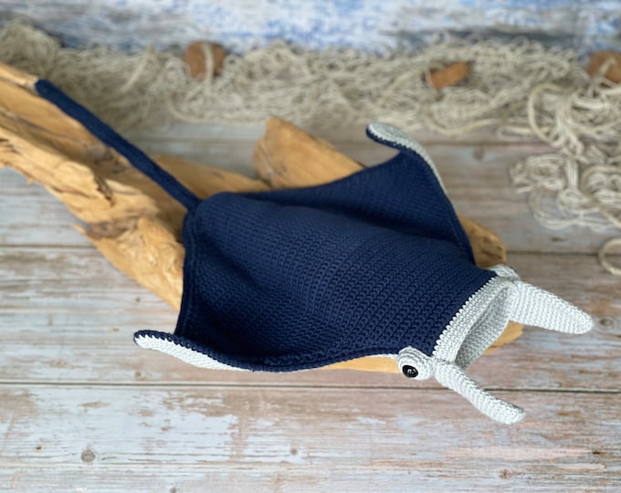 Jacque the Manta Ray Crochet Pattern