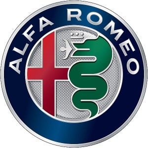 Car Sticker - Alfa Romeo - Set of 2 - 150mm Circle - Outdoor