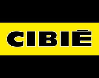 Large Car Sticker - CIBIE - Set of 2 - 250mm Length - Outdoor