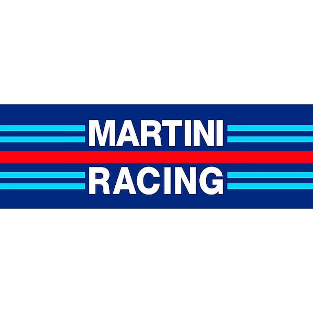 Super Size Sticker - Martini Racing - 600mm X 200mm - Pack of 2 ...