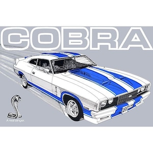 Garage Sign - Ford Cobra - 16.5&quot; x 10.6&quot; - Easy to Hang | Décor Wall Auto Personal Mancave