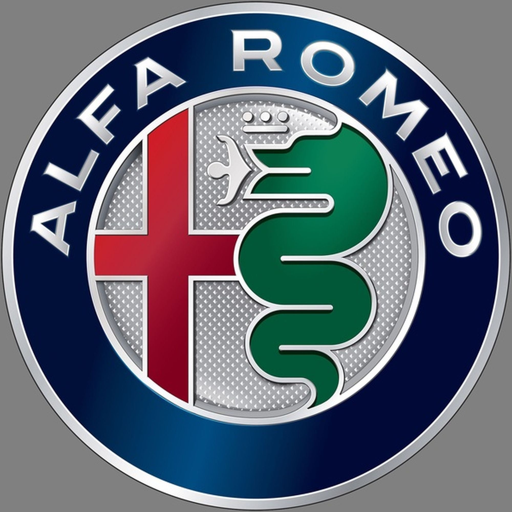 Grille Logo for Alfa Romeo Giulietta, Front Exterior Snake Logo Design  Tuning Accessories Alfa Romeo Giulietta Restyling 2016 