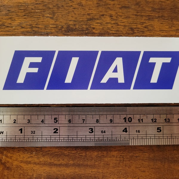 Car Sticker - Fiat - Set of 2 - 150mm Length - Outdoor