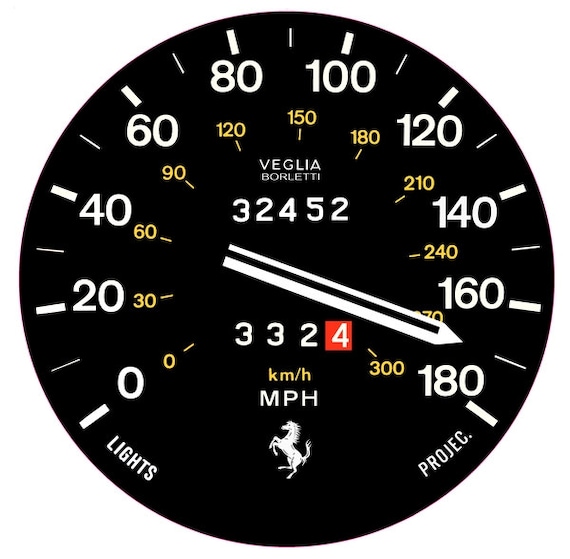 タコメーターVEGLIA BORLETTI GIRI 12,000rpm Veglia Borletti Speedometer Tachometer Electronic X1000 0-8 NOS | eBay