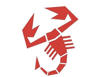 Garage Sign - Abarth Scorpion - Metal - Height 3 Feet - Auto Wall Personal Mancave