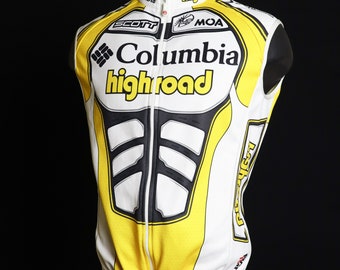 Team Columbia - HTC Thomas Lövkvist cycling thermal vest (medium)