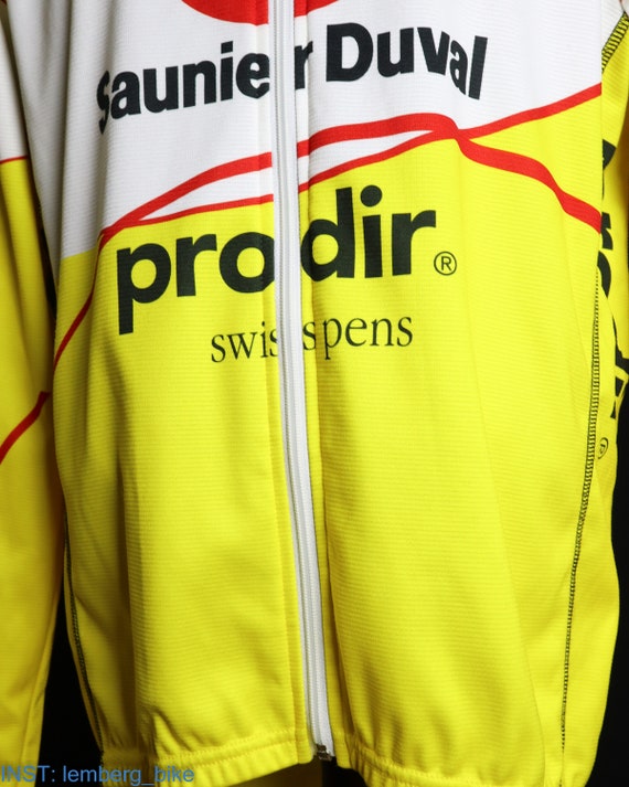 SANTINI Maillot Vélo Blanc Authentic Haut De Gamme Meilleur Jeune Tour De France 2023