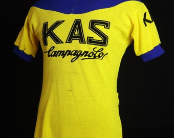 Kas  Campagnolo 1976 1979 vintage cycling jersey Small