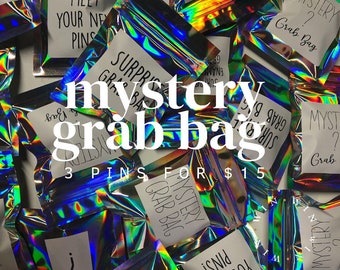 Surprise Enamel Pin MYSTERY GRAB BAG