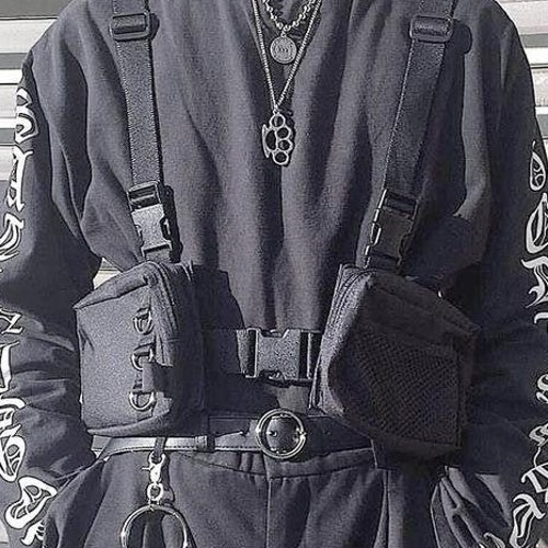 Holster Style Tactical Streetwear Pouches Vest Chest Rig - Etsy