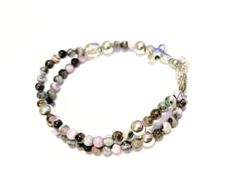 Rosary Bracelet | Five 5 Decade Rosary Wrap around Bracelet | Full Rosary Bracelet | Catholic Prayer Bead Bracelet | Catholic Gifts for Her