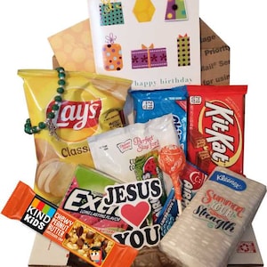 College Care Package for Birthday, Finals, Easter, Christmas | Care Package for College Girl or Boy | Catholic Care Packages for Exam Finals