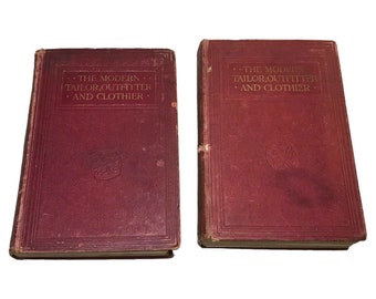 The Modern Tailor Outfitter And Clothier - Vol 2 & 3 II and III Caxton - Hardback