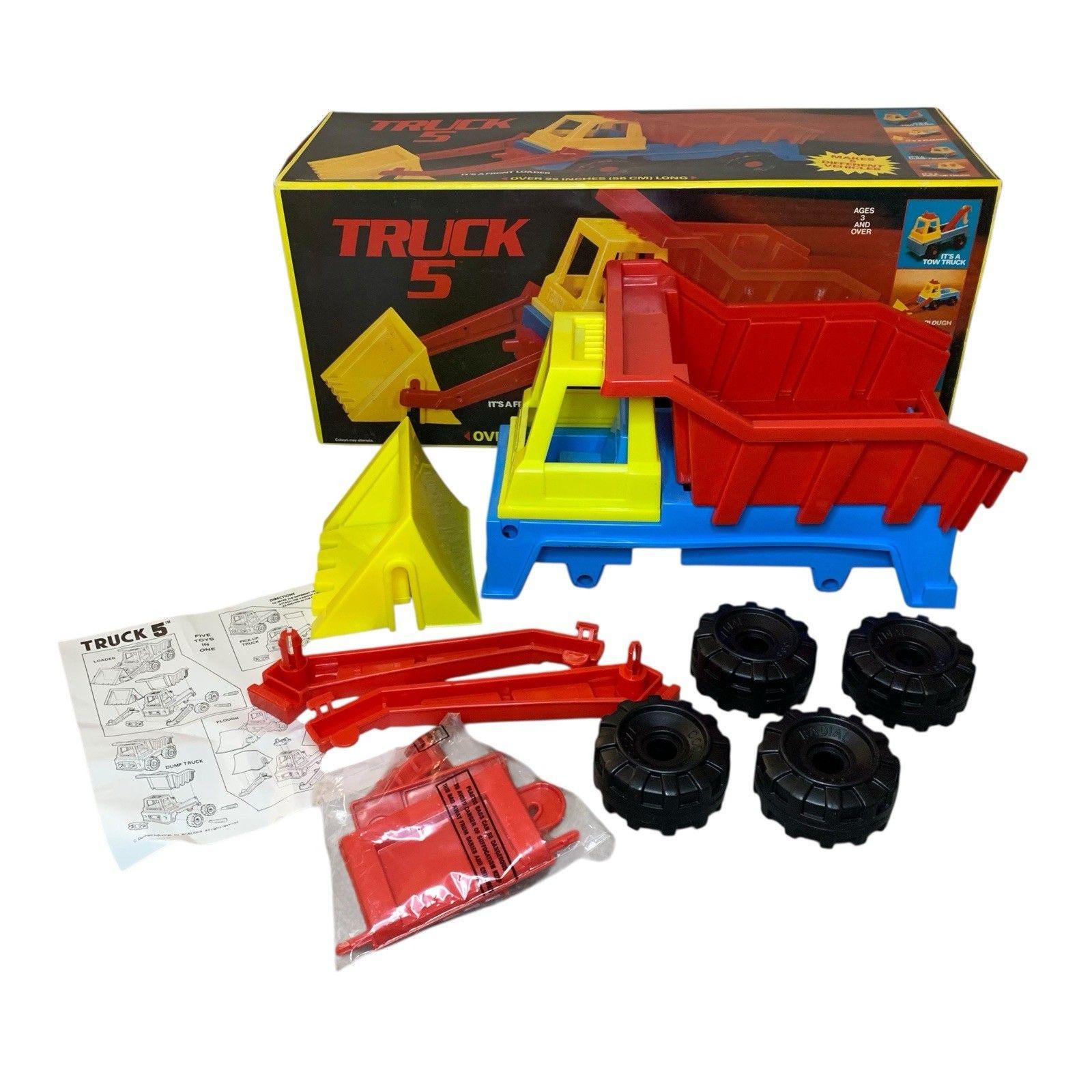Modular Toy Set 1979 Durham TRUCK 5 Modular Toy Set: NOS Vintage Construction Trucks - Etsy