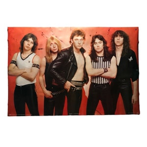 Cartel de la banda Iron Maiden / Original de Pace Minerva /Cat No.60 - Raro 1980