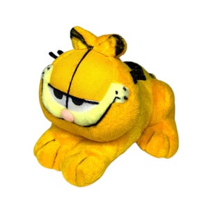 Vintage 2000 Garfield Plush by Play-By-Play – 12&quot; Sitting Orange Cat Toy