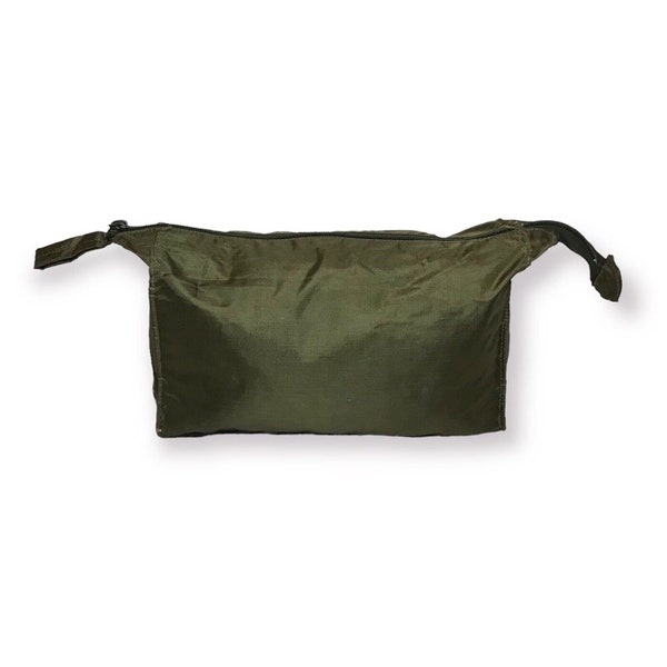 Vintage Military Washbag Small Personal Kit Bag - Austrian Army Surplus