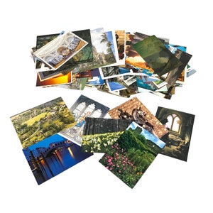Vintage Postcard Lot – Unused 1920s–1980s Assorted Cards from USA, UK, Europe, Ephemera Collection, Choose Quantity