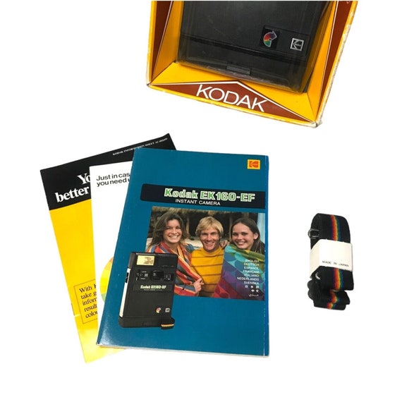 Kodak EK160-EF ヴィンテージインスタントカメラ、1970年代ポラロイド