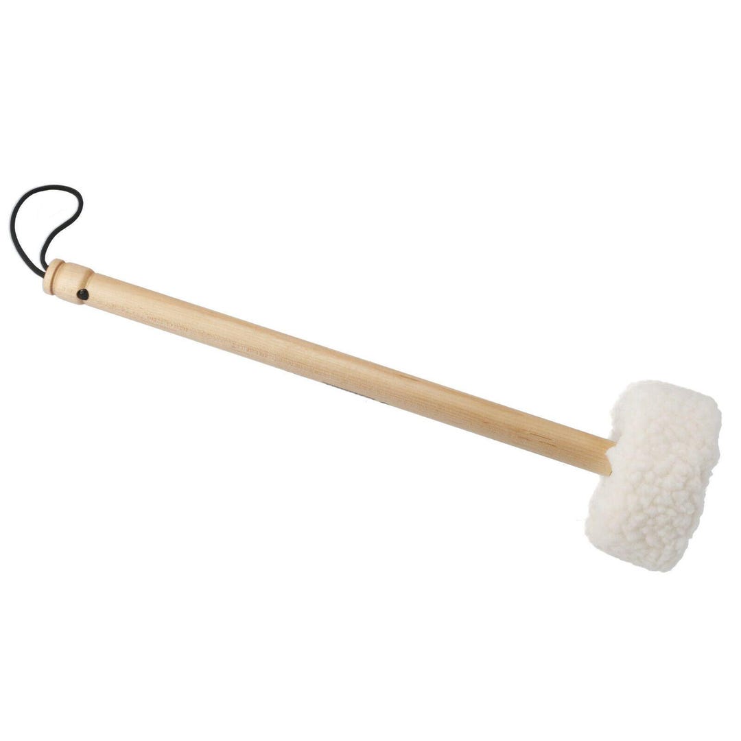 Pro Gong Mallet Beater Wool Head, Hickory Handle, Large Size Percussion ...