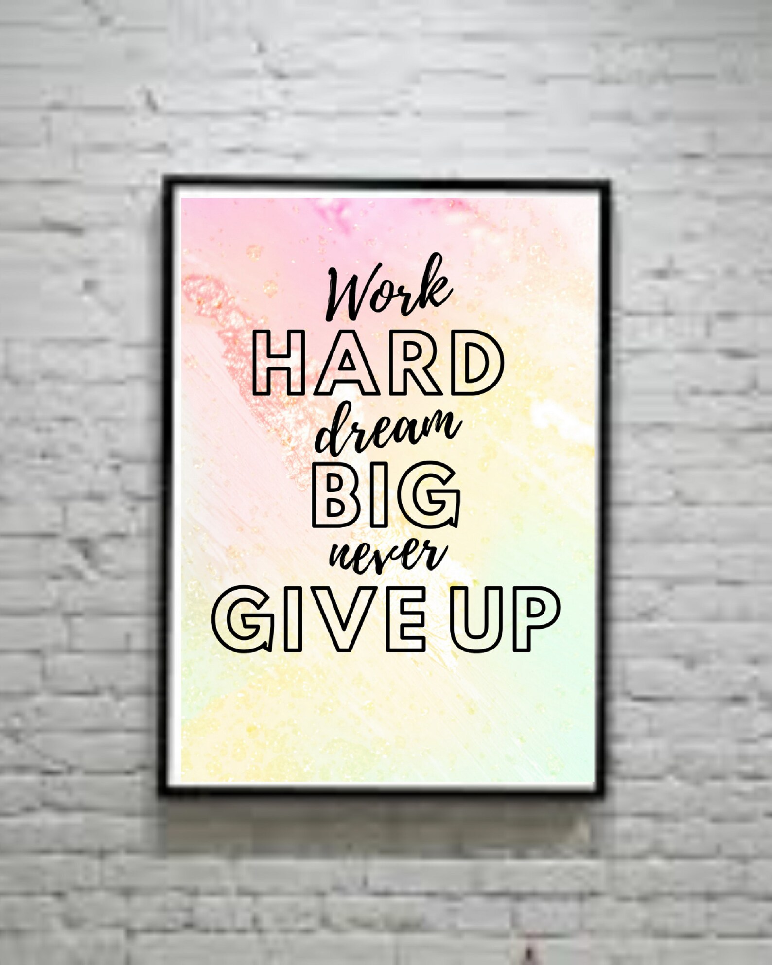 Motivational quotes wall art 810 Inspirational quotes wall Etsy