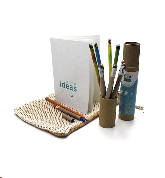 Eco Friendly Gift, Plantable Stationery Kit With Jute Bags, Event Gift,  Corporate Gift, Eco Friendly Gift for Everyone, Return Gift 