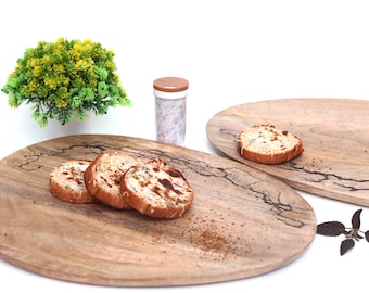 Wood Snack Serving Platter for Dining Table | Dining platter| Chopping Tray | Housewarming Gift| Home Decor| New Style Platter, Handmade