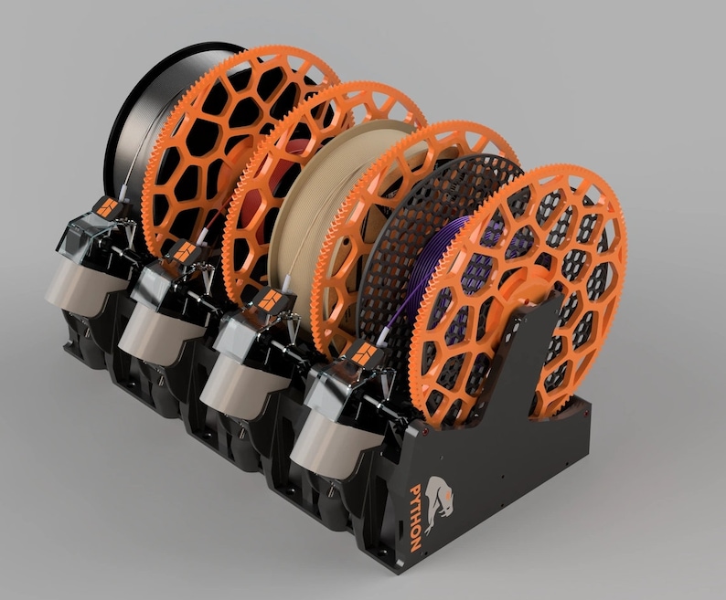 Python AMS Upgrade Kit - 3D Printed Parts and Hardware - Etsy