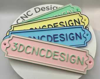Plaque personnalisée pour porte, plaque pour chambre d'enfant, plaque personnalisée pour porte, plaque pour bureau à domicile