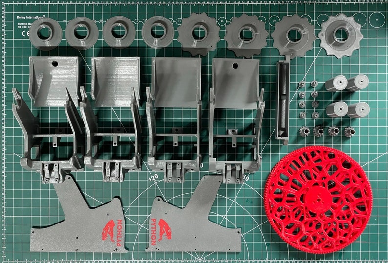 Python AMS Upgrade Kit - 3D Printed Parts and Hardware - Etsy